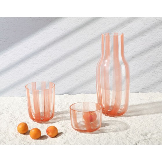 Hand blown 1100ML sunset solid color glass drinking jug