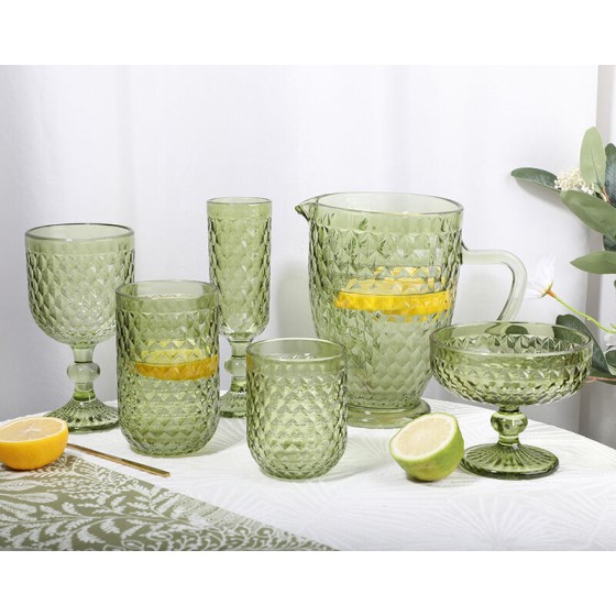 Solid color sword-shaped glass drinking set in stock