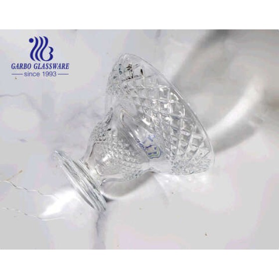 Daily use Wholesale 4.3oz glass ice cream cup salad dessert bowl China Supply