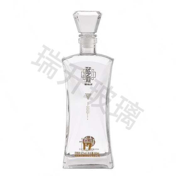 晶白酒瓶-054