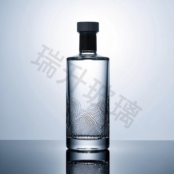 晶白酒瓶-015